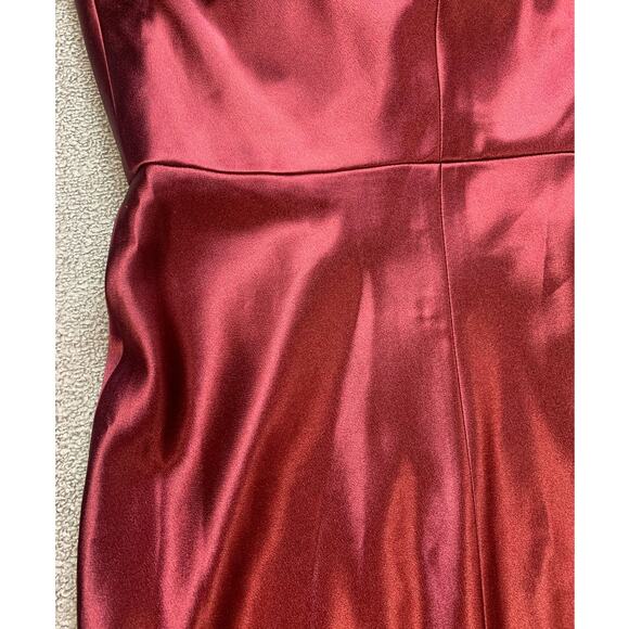 Jenny Yoo Cameron Dress Formal Gown Halter Hibiscus Size 6 - Picture 11 of 12